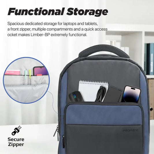 Limber-BP Black Laptop Backpack