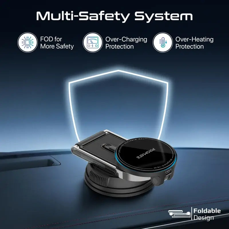 MagNeo-15W Magnetic Car Charging Mount