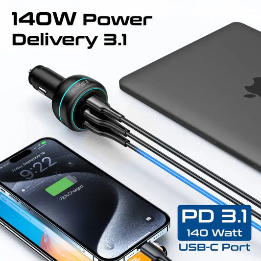 PowerDrive-230 Car Charger 230W Power Delivery