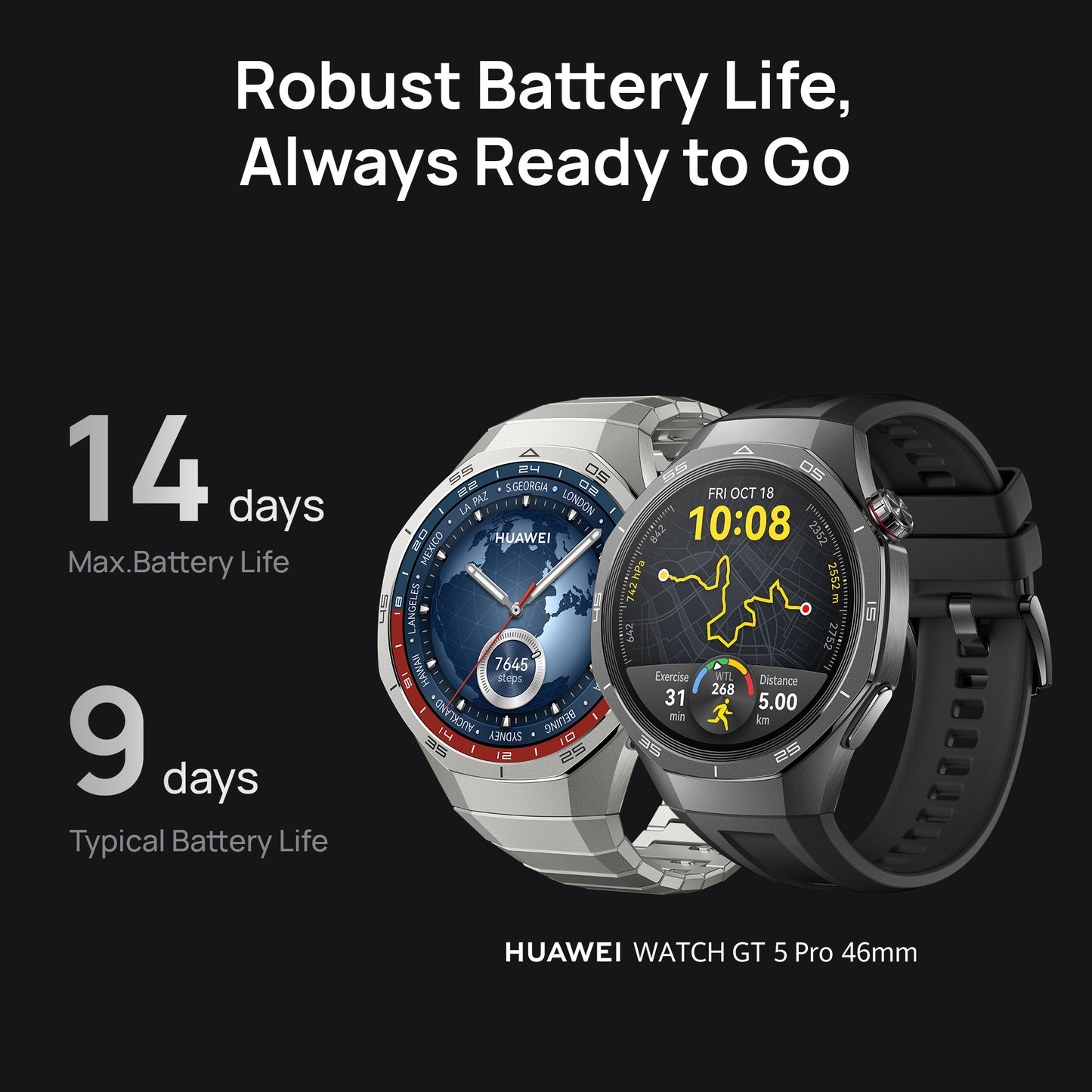 GT5 Pro 46 mm Smartwatch