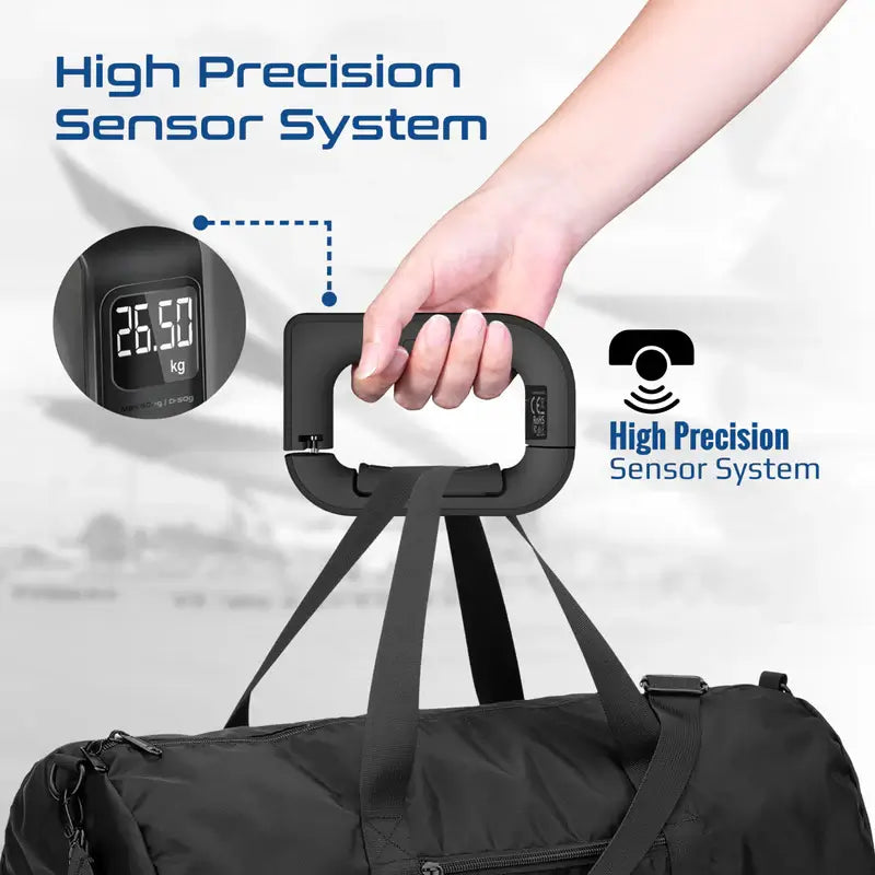 InstaScale-50 Black Digital Luggage Scale