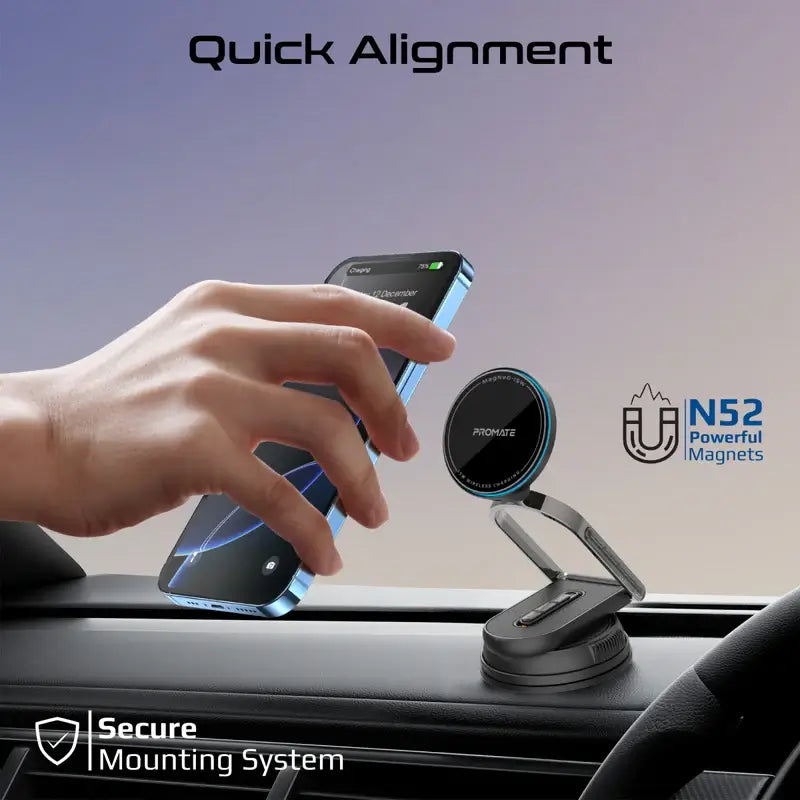 MagNeo-15W Magnetic Car Charging Mount
