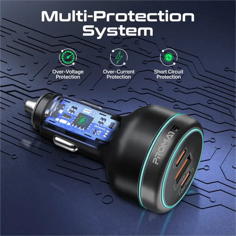 PowerDrive-230 Car Charger 230W Power Delivery