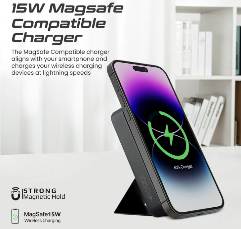 PowerMag-Trio 3 in 1 Magsafe Power Bank