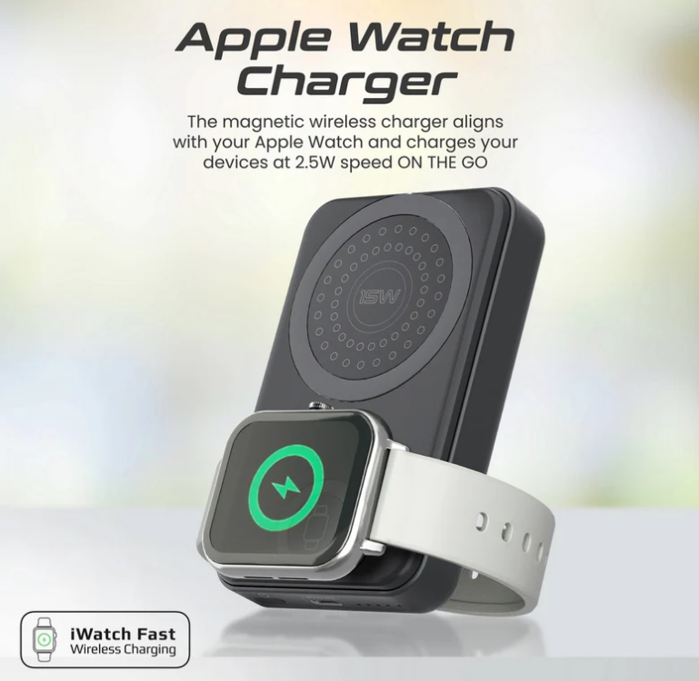 PowerMag-Trio 3 in 1 Magsafe Power Bank