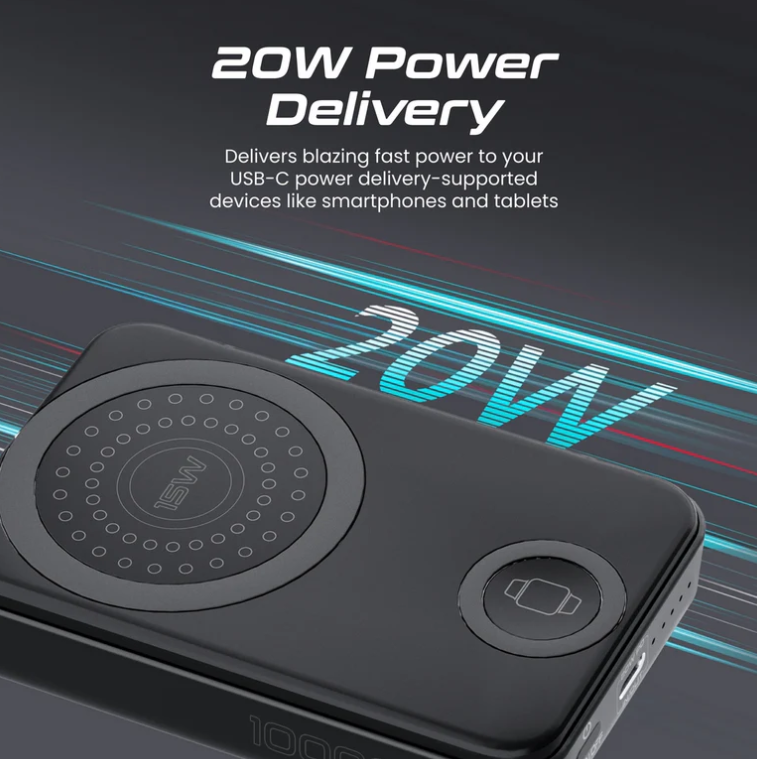 PowerMag-Trio 3 in 1 Magsafe Power Bank
