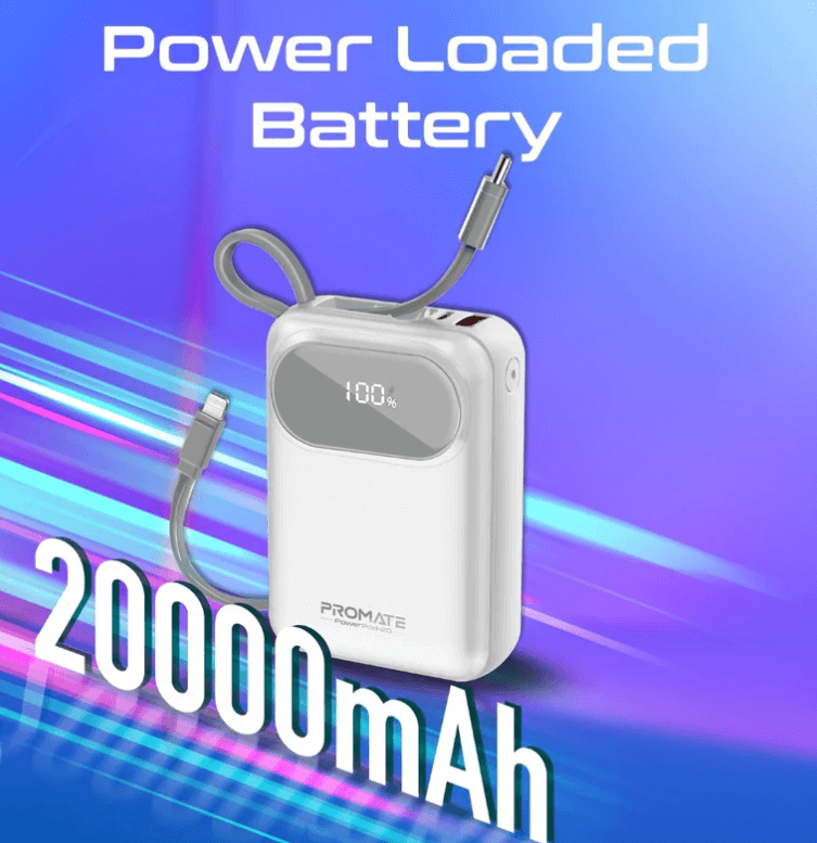 Powerpod 20 Ultra-Compact Powerbank