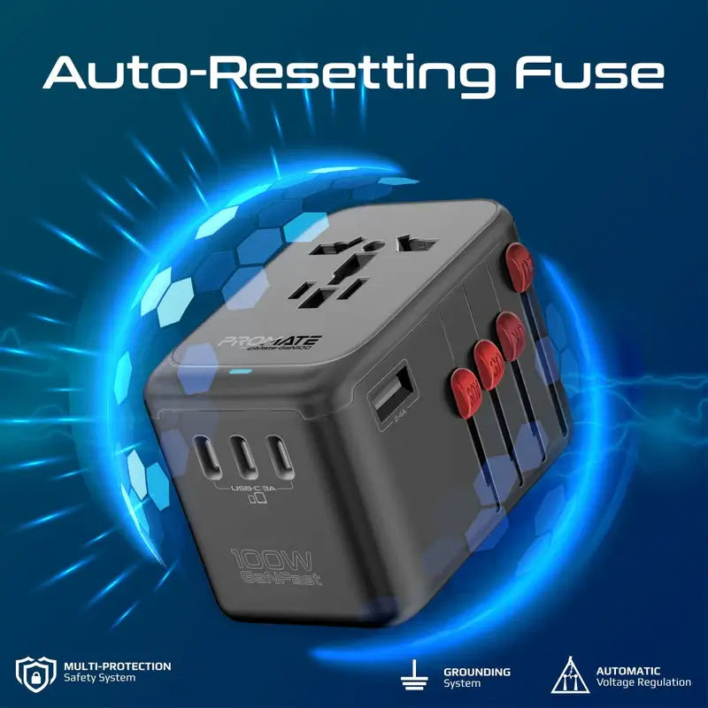 TripMate-GaN100 Travel Adapter