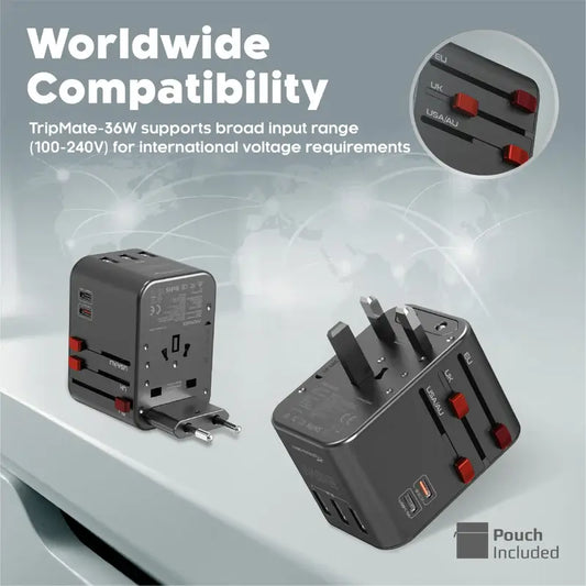Tripmate 36W  Universal Travel Adapter