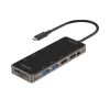 PrimeHub-Pro, USB C Hub Dock- 11 in 1 Dock, Type C Hub Adapter with 4K Hdmi, Vga, 100Mbps Rj45 USB Ethernet Adapter, 4 USB 3.0, 100W USB-C, 3.5Mm Aux Audio, Tf/Sd Card Reader for Mac/Pc Ports