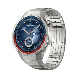 Huawei Watch GT5 Pro 46 mm Smartwatch, Sharp-Edged Design, upto14 Days Battery Life, Pro-Level Sports Watch, iOS & Android Compatible, Titanium