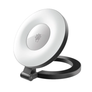Maghalo, Portable LED Light, Adjustable Selfie Light with 300mAh Battery, MagSafe-Compatible Ring Design, 180-Degree Flip Function, Light Intensity Control and Three Lighting Modes,