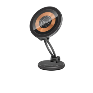 Magnus2 - QI, Magnetic Wireless Car Charger, Ultra-Fast MagSafe Transparent Charger with 15W Output, Height Adjustment, 360 Degree Rotation, and Cradleless Design for iPhone