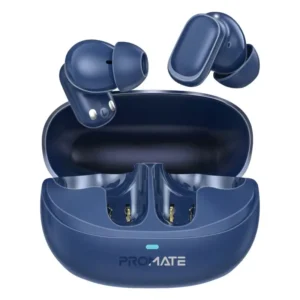 Lush-Pro Promate Bluetooth True Wireless Stereo Earbuds with Superior Sound Quality, IntelliTouch Controls, Long Battery Life, HD Microphone for Clear Calls, and IPX4 Water Resistance