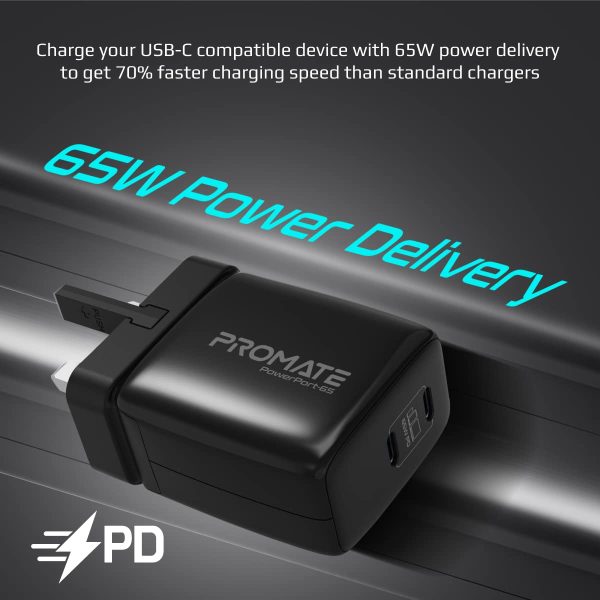 PowerPort-65 Dual USB-C 65W GaN Charger