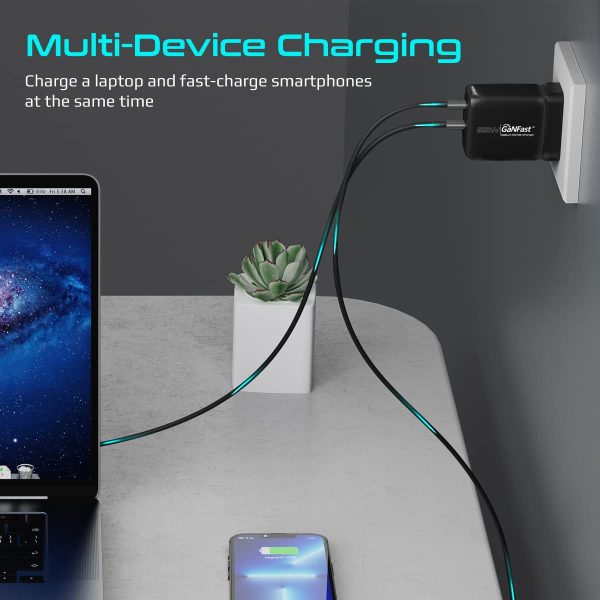 PowerPort-65 Dual USB-C 65W GaN Charger