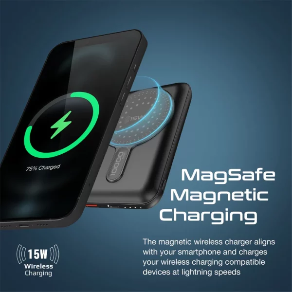 PowerMag-10Pro Magnetic Portable Charger