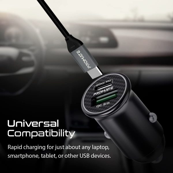 Bullet-PD60 60W USB-C Car Charger