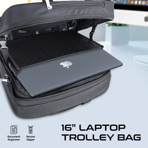 Persona-TR Laptop Trolley Bag with Shoulder Strap