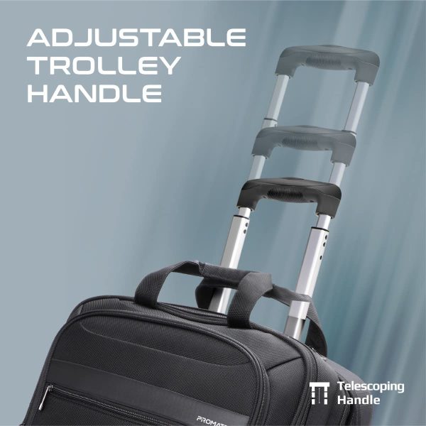 Persona-TR Laptop Trolley Bag with Shoulder Strap