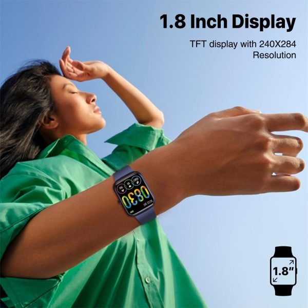 Xwatch-B18 1.8” Display Fitness Smart Watch