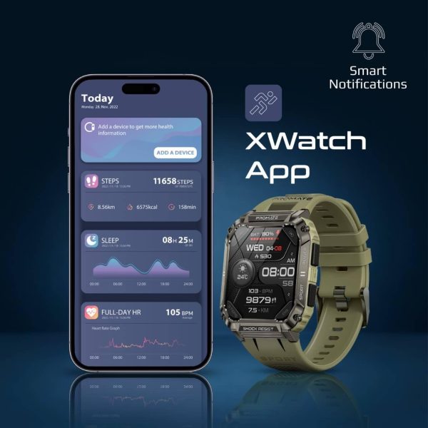 Xwatch-S19 1.95” Rugged Smart Watch