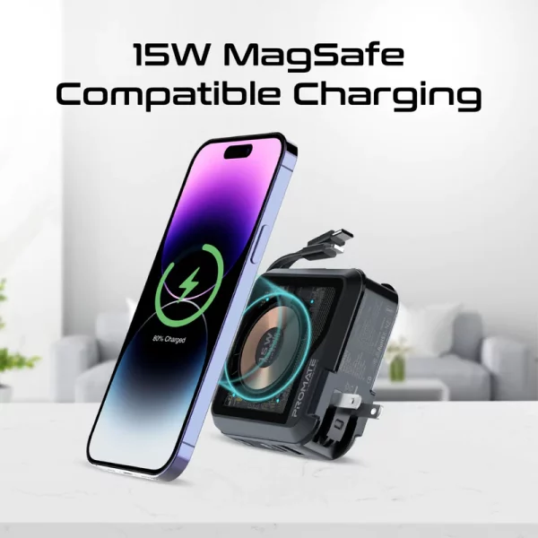 TransMag-20Pro 15W Powerbank with AC Charger